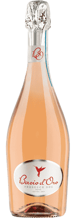 2023 Bacio d'Oro Rosé Prosecco DOC Extra Dry Perlage