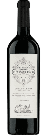 2020 Cabernet Franc Gran Enemigo Gualtallary Single Vineyard - Mendoza Adrianna Catena & Alejandro Vigil Puerto Ancona