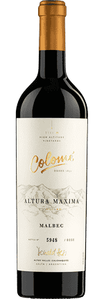 2019 Malbec Altura Máxima Salta Bodega Colomé